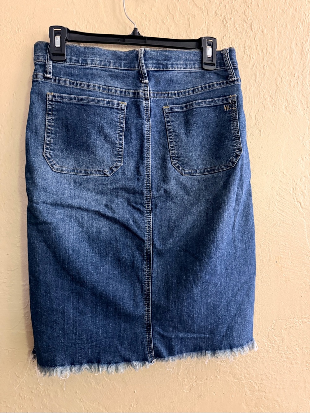 Velvet Heart Dark Blue Denim Pencil Skirt - Picture 3 of 5
